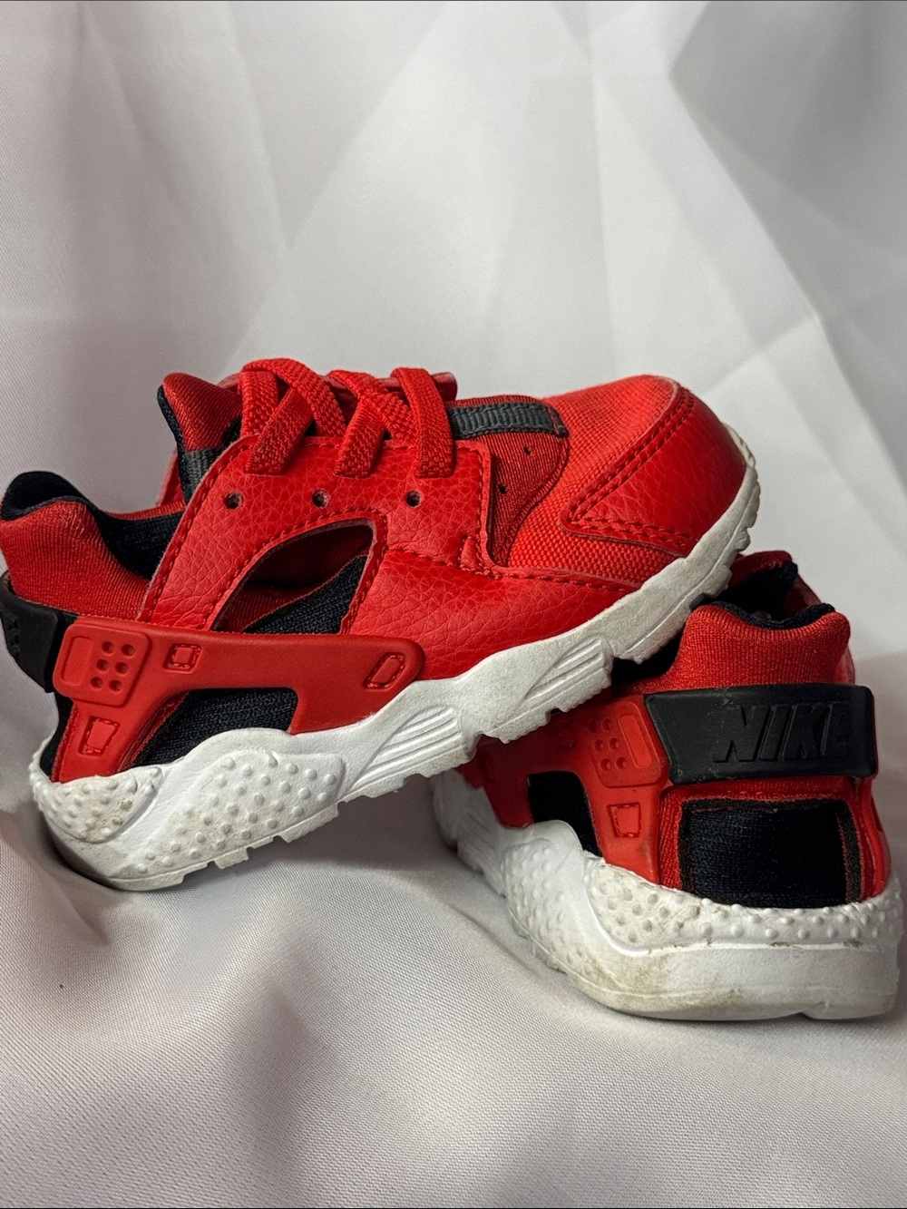 Nike Red and Black Kids' Athletic Sneakers